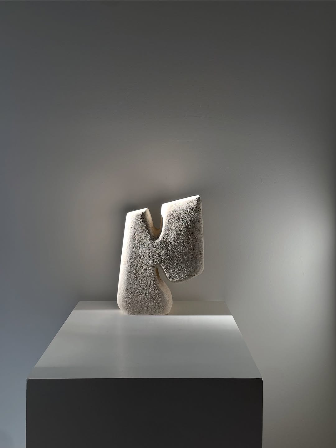 Molpe sculpture in limestone